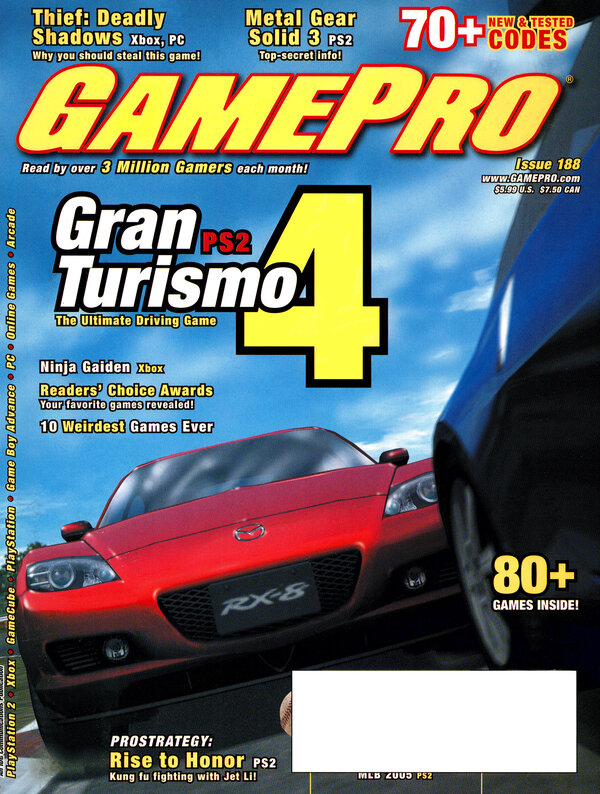 GamePro Issue 188 (May 2004) cover